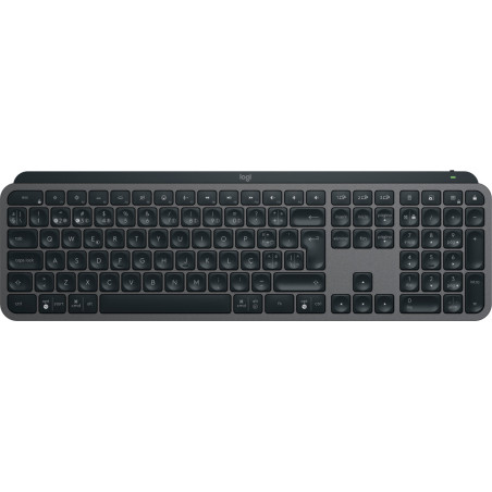 Logitech MX Keys S tastiera Universale RF senza fili + Bluetooth QWERTY Portoghese Grafite