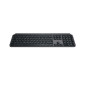 Logitech MX Keys S tastiera Universale RF senza fili + Bluetooth AZERTY Belga Grafite