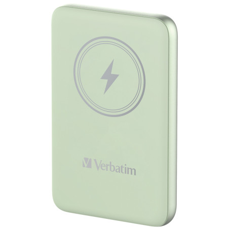 Verbatim Charge 'n' Go Polimeri di litio (LiPo) 10000 mAh Carica wireless Verde