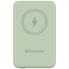 Verbatim Charge 'n' Go Polimeri di litio (LiPo) 10000 mAh Carica wireless Verde