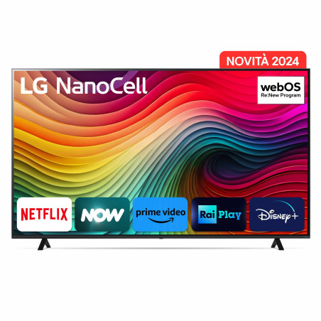 LG NanoCell 75'' Serie NANO82 75NANO82T6B, TV 4K, 3 HDMI, SMART TV 2024