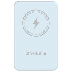 Verbatim Charge 'n' Go Polimeri di litio (LiPo) 5000 mAh Carica wireless Blu