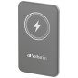 Verbatim Charge 'n' Go Polimeri di litio (LiPo) 5000 mAh Carica wireless Grigio