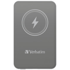 Verbatim Charge 'n' Go Polimeri di litio (LiPo) 5000 mAh Carica wireless Grigio