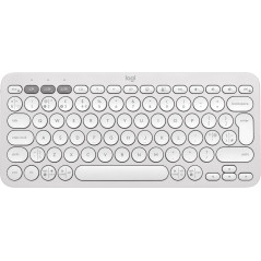 Logitech Pebble Keys 2 K380s tastiera Universale RF senza fili + Bluetooth QWERTY Inglese UK Bianco