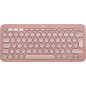 Logitech Pebble Keys 2 K380s tastiera Universale RF senza fili + Bluetooth QWERTY Inglese UK Rosa