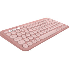 Logitech Pebble Keys 2 K380s tastiera Universale RF senza fili + Bluetooth QWERTY Inglese UK Rosa