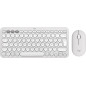 Logitech Pebble 2 Combo tastiera Mouse incluso Universale RF senza fili + Bluetooth QWERTZ Tedesco Bianco