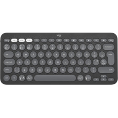 Logitech Pebble Keys 2 K380s tastiera Universale RF senza fili + Bluetooth QWERTY Inglese UK Grafite