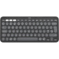 Logitech Pebble Keys 2 K380s tastiera Universale RF senza fili + Bluetooth QWERTY Inglese UK Grafite