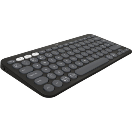 Logitech Pebble Keys 2 K380s tastiera Universale RF senza fili + Bluetooth QWERTY Inglese UK Grafite