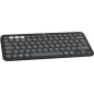 Logitech Pebble Keys 2 K380s tastiera Universale RF senza fili + Bluetooth QWERTY Inglese UK Grafite