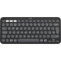 Logitech Pebble Keys 2 K380s tastiera Universale RF senza fili + Bluetooth QWERTZ Svizzere Grafite