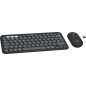 Logitech Pebble 2 Combo tastiera Mouse incluso Universale RF senza fili + Bluetooth QWERTY Inglese UK Grafite