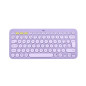 Logitech K380 tastiera Universale Bluetooth QWERTY Spagnolo Lavanda