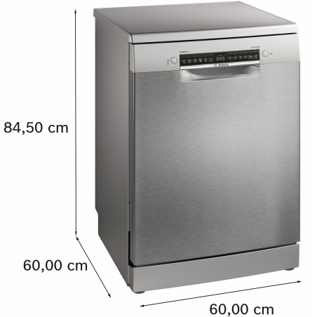 Bosch Serie 6 SMS6ZCI10E Lavastoviglie da libera installazione 60 cm Acciaio Classe B