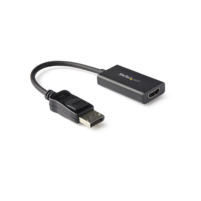 StarTech.com Adattatore DisplayPort a HDMI 4K 60Hz - Convertitore video attivo da DP 1.4 a HDMI 2.0 - Dongle/Cavo adattatore