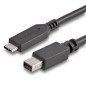 StarTech.com Cavo Adattatore Mini DisplayPort a USB-C da 1,8m - 4K 60Hz - Nero