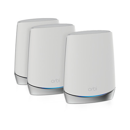 NETGEAR Orbi RBK753 AX4200 WiFi 6 Mesh System Banda tripla (2.4 GHz/5 GHz/5 GHz) Wi-Fi 6 (802.11ax) Bianco 7 Interno