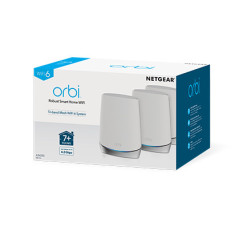 NETGEAR Orbi RBK753 AX4200 WiFi 6 Mesh System Banda tripla (2.4 GHz 5 GHz 5 GHz) Wi-Fi 6 (802.11ax) Bianco 7 Interno