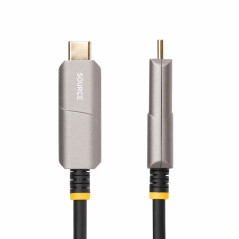 StarTech.com Cavo ottico attivo (AOC) da USB-C a HDMI 2.0 da 9,15 m, 4K 60 Hz, classificazione CL3, cavo adattatore