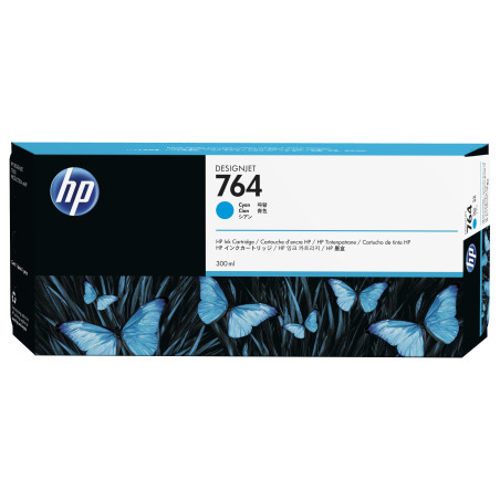 HP Cartuccia inchiostro ciano 764, 300 ml