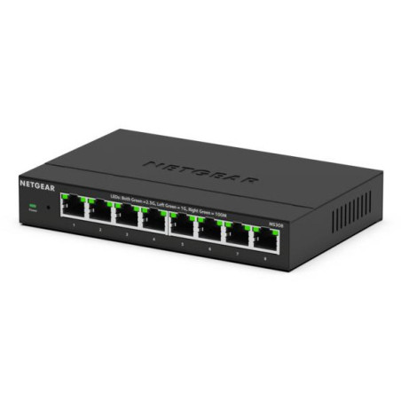 NETGEAR MS308 Non gestito 2.5G Ethernet (100 1000 2500) Nero