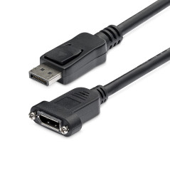 StarTech.com Cavo DisplayPort a Pannello da 91cm - 4K x 2K - Adattatore DisplayPort 1.2 da Maschio a Femmina - Cavo di Prolunga