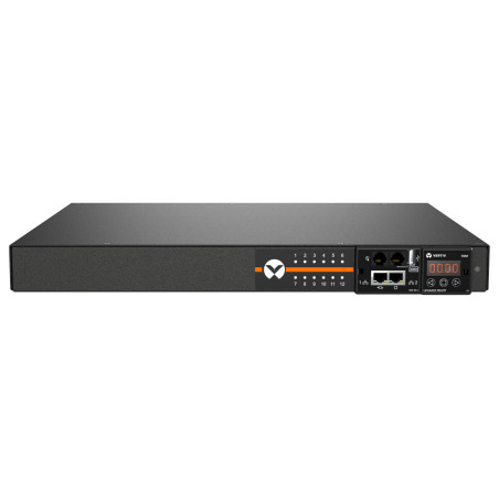 Vertiv Geist MUR3E1R5-12CF17-2C20A9H00-S unità di distribuzione dell'energia (PDU) 12 presa(e) AC 0U Nero