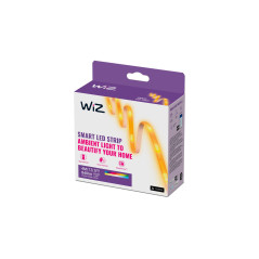 WiZ Striscia LED WiFi, Luce Bianca o Colorata Dimmerabile, 4 M, 11W, Alimentatore Incluso, Tecnologia SpaceSense, Controllo