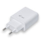 i-tec CHARGER2A4W Caricabatterie per dispositivi mobili Telefono cellulare Bianco AC Interno