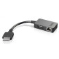 Lenovo 4X90J31060 adattatore per inversione del genere dei cavi OneLink+ VGA/RJ45 Nero