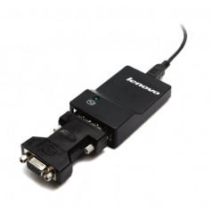 Lenovo USB 3.0 - DVI VGA adattatore grafico USB 2048 x 1152 Pixel Nero