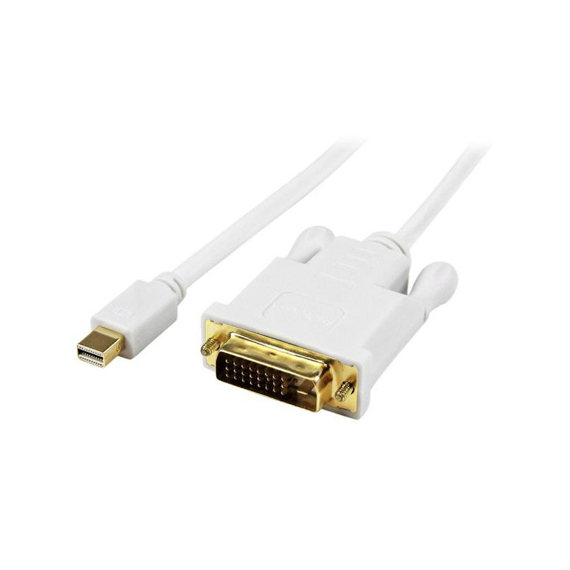 StarTech.com Cavo convertitore adattatore attivo Mini DisplayPort a DVI da 91 cm - mDP a DVI 1920x1200 - Bianco