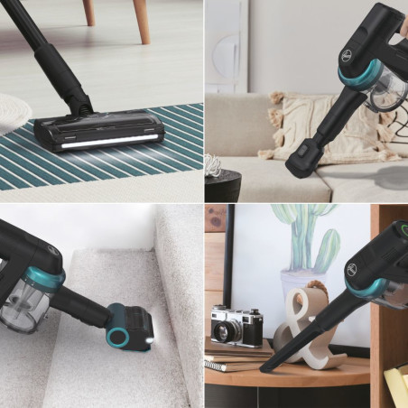 Hoover HF410P 011 Aspirapolvere a bastone Batteria Secco Micro Senza sacchetto 0,4 L 240 W Verde