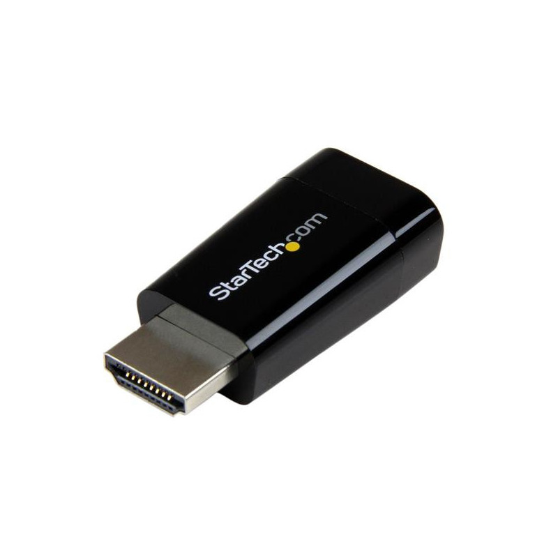 StarTech.com Adattatore HDMI a VGA compatto per portatili - Convertitore HDMI a VGA per desktop/ChromeBook/ultrabook - 1920 x