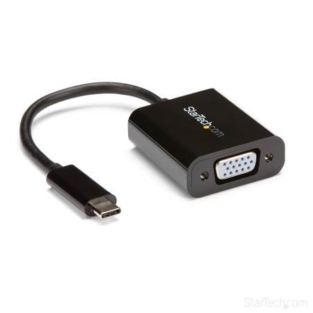 StarTech.com Adattatore USB-C a VGA - Convertitore Video USB 3.1 type-C a VGA - 1080p - Nero