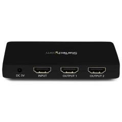 StarTech.com Sdoppiatore Splitter HDMI 4k @ 30hz 1x2 porte con custodia in alluminio