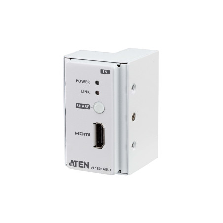 ATEN Trasmettitore HDMI HDBaseT-Lite con placca a parete EU   PoH