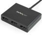 StarTech.com Adattatore multi monitor a 3 porte - Mini DisplayPort a DisplayPort MST Hub, doppio 4K 30Hz e 1x 1080p - Splitter