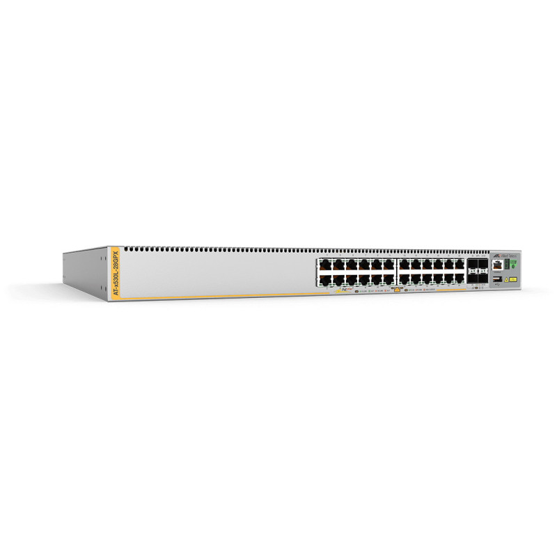 Allied Telesis AT-x530L-28GPX-50 Gestito L3+ Gigabit Ethernet (10/100/1000) Supporto Power over Ethernet (PoE) 1U Grigio