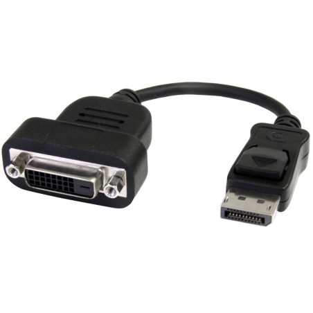 StarTech.com Adattatore DisplayPort a DVI - Adattatore compatto da DisplayPort a DVI-D - Dongle DP a DVI Monitor Display 1080p