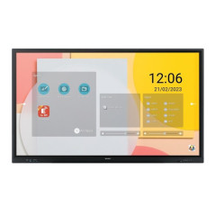 Sharp PN-LC862 Pannello piatto per segnaletica digitale 2,18 m (86") LCD Wi-Fi 450 cd m² 4K Ultra HD Nero Touch screen