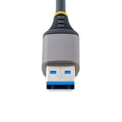 StarTech.com Hub USB a 3 porte con Ethernet - Hub USB 3.0 5Gbps alimentato via bus - Hub splitter USB-A a 3x USB-A portatile