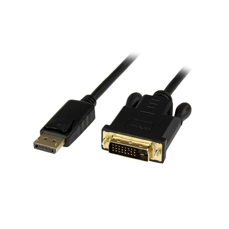 StarTech.com Cavo convertitore adattatore attivo DisplayPort a DVI da 1,8 m – DP a DVI 2560x1600 - Nero