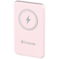 Verbatim Charge 'n' Go Polimeri di litio (LiPo) 5000 mAh Carica wireless Rosa