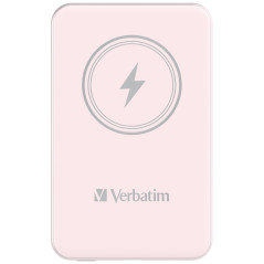 Verbatim Charge 'n' Go Polimeri di litio (LiPo) 5000 mAh Carica wireless Rosa