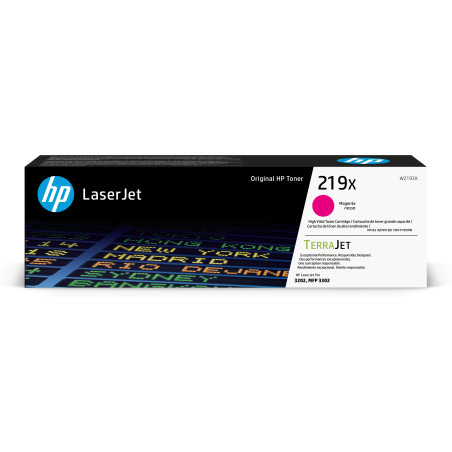 HP Cartuccia toner originale ad alta capacità LaserJet 219X magenta