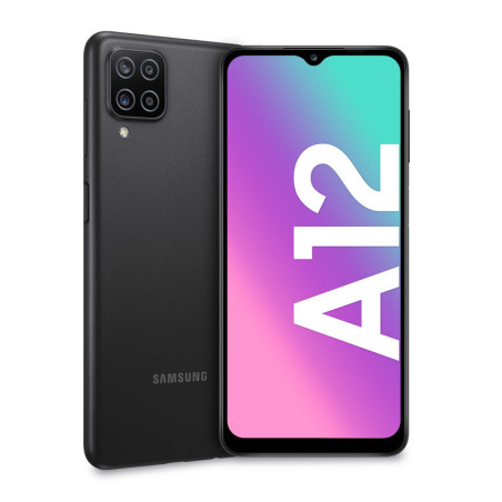 Samsung Galaxy A12 SM-A127FZKKEUE smartphone 16,5 cm (6.5") Doppia SIM 4G USB tipo-C 4 GB 128 GB 5000 mAh Nero