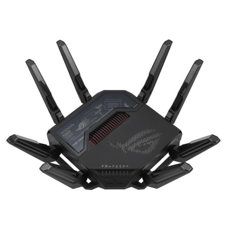 ASUS ROG Rapture GT-BE98 router wireless 10 Gigabit Ethernet Quad-band (2.4 GHz / 5 GHz-1 / 5 GHz-2 / 6 GHz) Nero